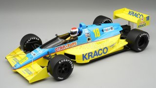 LOLA - T89 TEAM KRACO RACING N 18 FORMULA INDY CAR WORLD SERIES SEASON (with pilot figure) 1989 BOBBY RAHAL