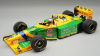 BENETTON - F1 B193B TEAM BENETTON FORD N 5 DONINGTON PARK BRITISH GP RAIN TIRES (with pilot figure) 1993 MICHAEL SCHUMACHER
