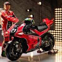 DUCATI - DESMOSEDICI GP24 TEAM PRAMAC RACING N 21 MOTOGP BRITISH GP 2024 FRANCO MORBIDELLI
