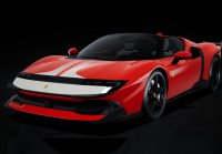 Ferrari 849 Testarossa Spider Assetto Fiorano Rosso Corsa e striscia bianca