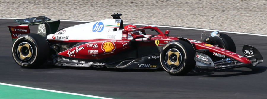 Ferrari SF25 Monza livery - Leclerc for 50 years L