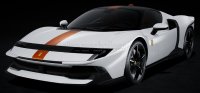 FERRARI - 849 TESTAROSSA 2025 - CON VETRINA - WITH SHOWCASE - BIANCO ITALIA - WHITE YELLOW AMBRA