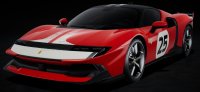 FERRARI - 849 TESTAROSSA ASSETTO FIORANO N 25 2025 - CON VETRINA - WITH SHOWCASE - ROSSO FIAMMANTE