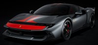 FERRARI - 849 TESTAROSSA ASSETTO FIORANO 2025 - CON VETRINA - WITH SHOWCASE - GRIGIO GTS - GREY RED