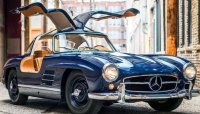 Mercedes-Benz 300 SL 1954 Blue 1:18