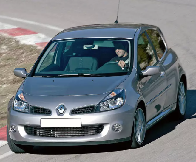 Renault Clio R.S. 2007 Silver 1:18