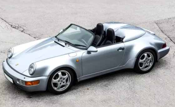 Porsche 911 Speedster WTL 1993 Polar Silver metallic 1:18