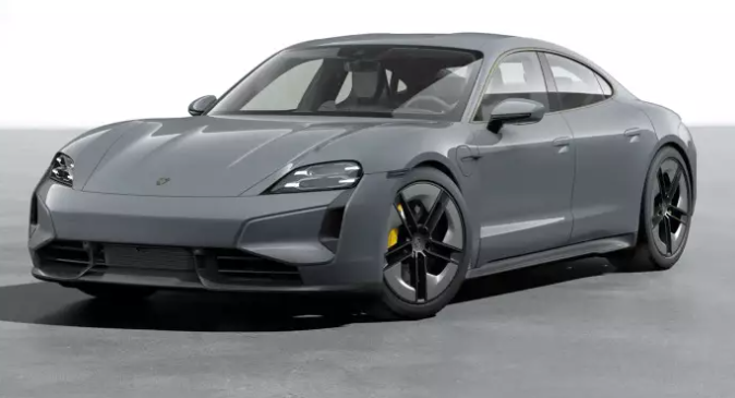 Porsche Taycan Turbo S 2024 Slate Grey Neo 1:18