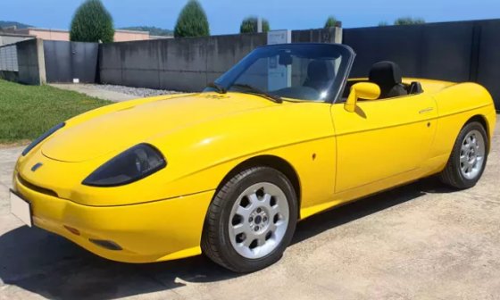 Fiat Barchetta 1996 Broom Yellow 1:18