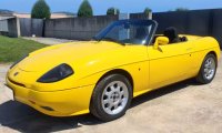 Fiat Barchetta 1996 Broom Yellow 1:18