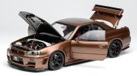 NISSAN - SKYLINE GT-R (R34) COUPE CUSTOMIZED VERSION 1999 - COPPER MET