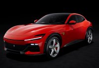 Ferrari Purosangue 2023 - tetto panoramico standard rims Rosso Corsa