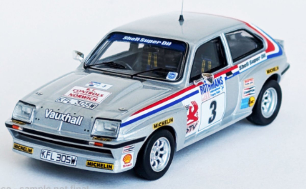 Schaalmodel Chevrolet Chevette Hsr, Rallye Manx, 1981, Vauxhall, #3 1/43