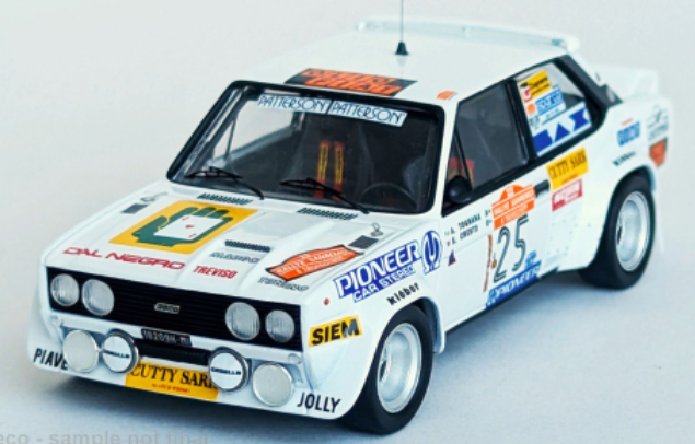 Fiat 131 Abarth, Rally San Remo, 1980, #25