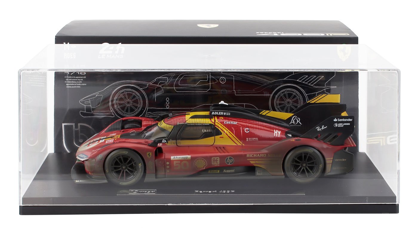 FERRARI - WITH SHOWCASE - 499P 3.0L TURBO V6 TEAM 