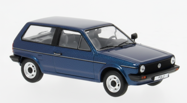 VW Polo II, blauw, 1981, 1:43