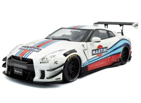 Nissan GT-R (R35) W/ Liberty Walk Body Kit *Martini*,