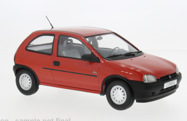 Opel Corsa B, rood, 1993, 1:18