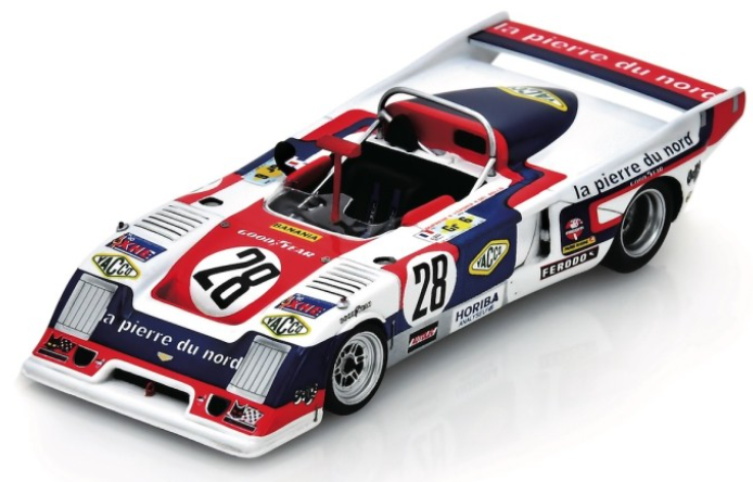 CHEVRON B36 N°28 22nd 24H Le Mans 1979 N. Del Bel