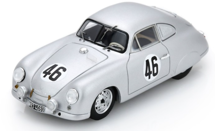 PORSCHE 356 N°46 24H Le Mans 1953 G. Olivier - E.