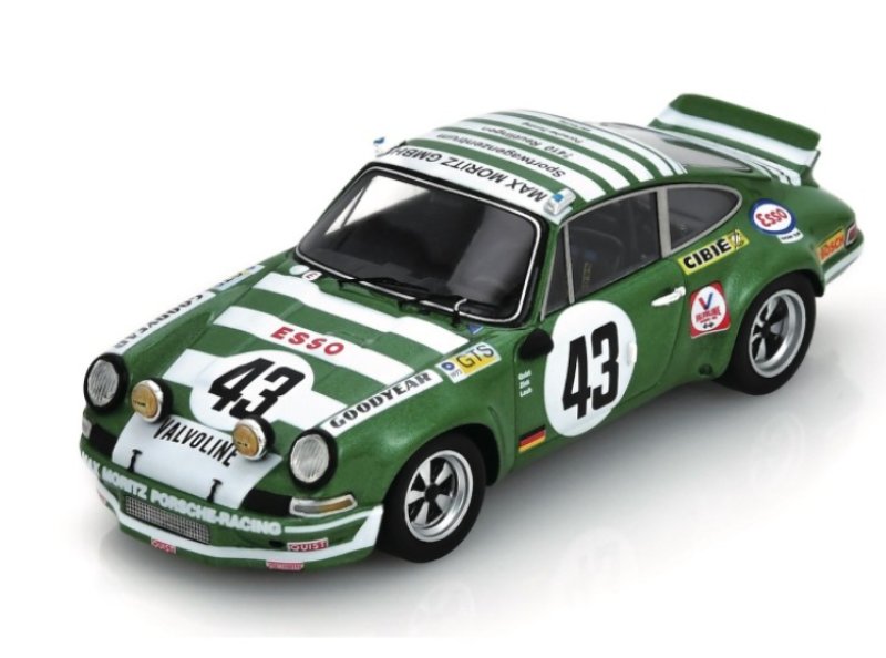 PORSCHE Carrera RSR 2.8 N°43 24H Le Mans 1973 G. Quist - J. Zink - M. Laub