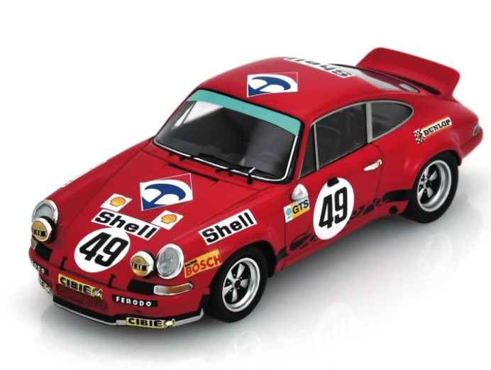 PORSCHE Carrera RSR 2.8 N°49 24H Le Mans 1973 J. 