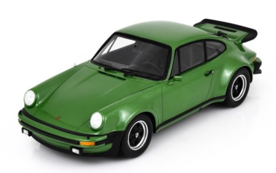PORSCHE 930 TURBO 3.0 GREEN METALLIC AVEC INTERIOR BLACK 1975