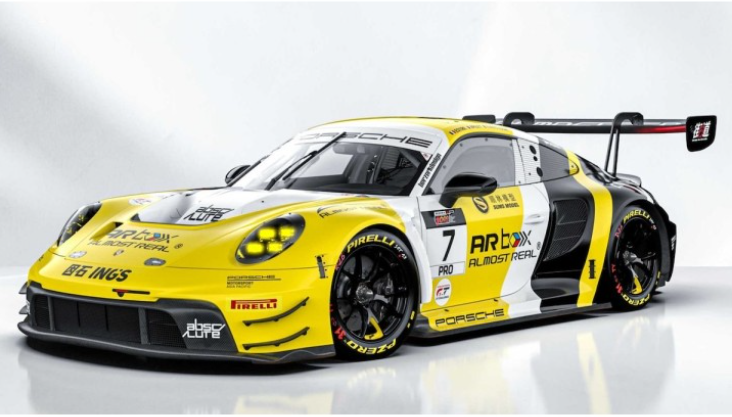 PORSCHE 911 GT3 R (992) N°7 ABSOLUTE RACING 2nd 1