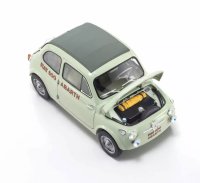 Fiat Nuova 500 Elaborazione Abarth Record Green Clear 1:18