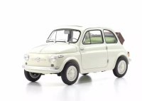 Fiat Nuova 500 "with accessories" Ivory 1:18
