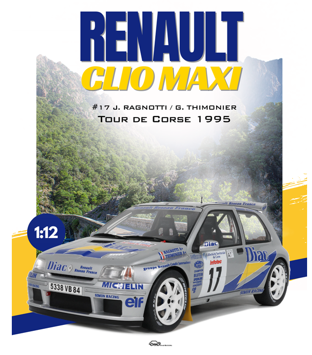 RENAULT CLIO MAXI SILVER #17 J.RAGNOTTI / G.THIMON