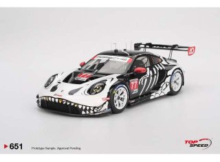 Porsche 911 992 GT3 R Team AO Racing #77 Petit Le Mans 2025 1/18 TRUESCALE