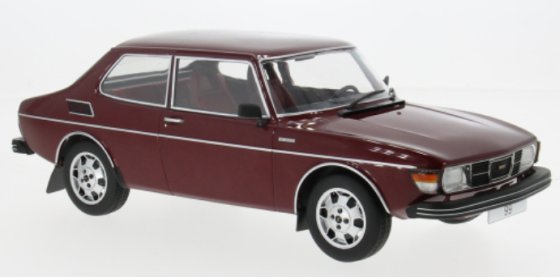 Saab 99 EMS, donkerrood, 1977, 1:18