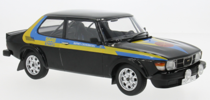 Saab 99 Turbo, schwarz/Dekor, 1977, 1:18