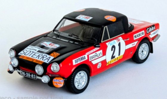 Fiat 124 Sport Spider 1600, TAP Rally, 1974, #21, 1:43
