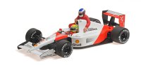 MCLAREN HONDA MP4/6 AYRTON SENNA W/JEAN ALESI RIDING MEXICO GP 1991
