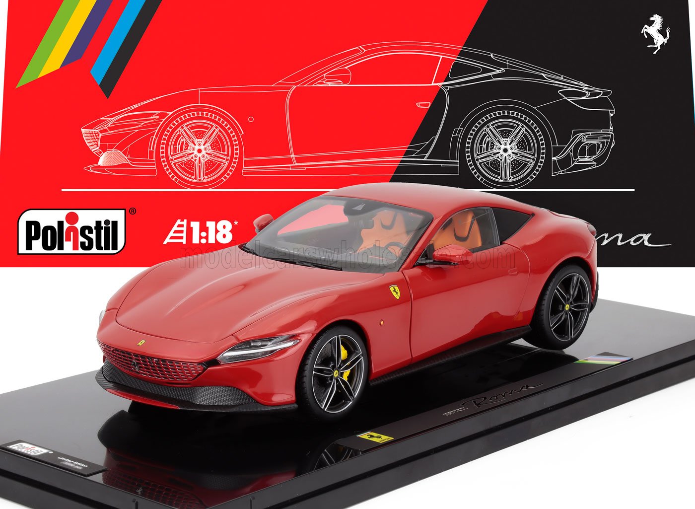 FERRARI - ROMA 2019 - WITH SHOWCASE - NUMBERED ONE