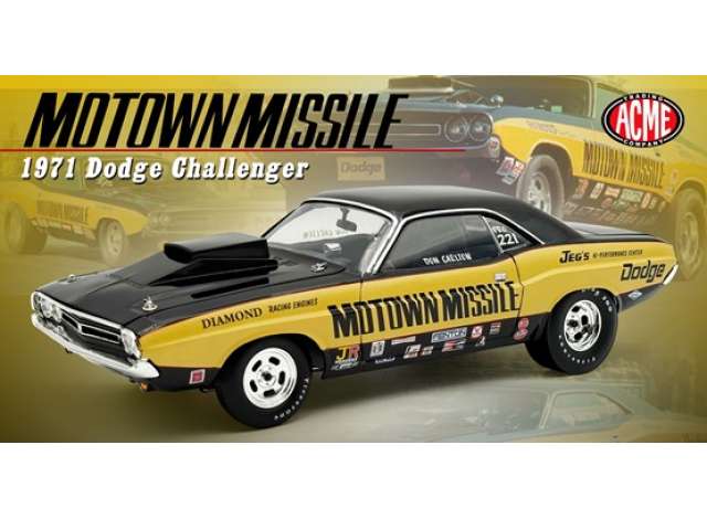 Dodge Challenger *Motown Missile*, black/mostard 1