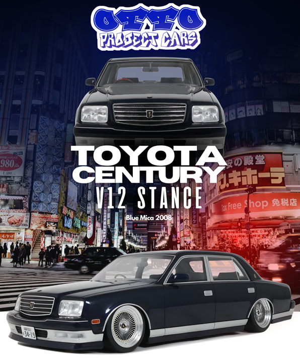 TOYOTA CENTURY V12 STANCE BLUE MICA 2008
