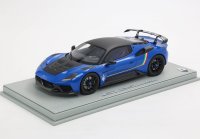 Maserati GT2 Stradale Blu Infinito con bandiera italiana