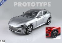 Ferrari Purosangue diecast apribile Rosso Magma - polifoam