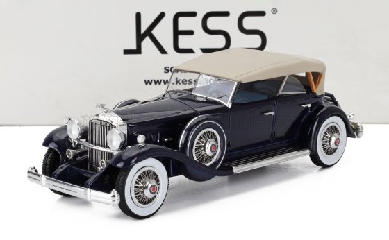 PACKARD - 904 CUSTOM DIETRICH DUEL COWL SPORT PHEATON CLOSED 1932 - BLUE BEIGE