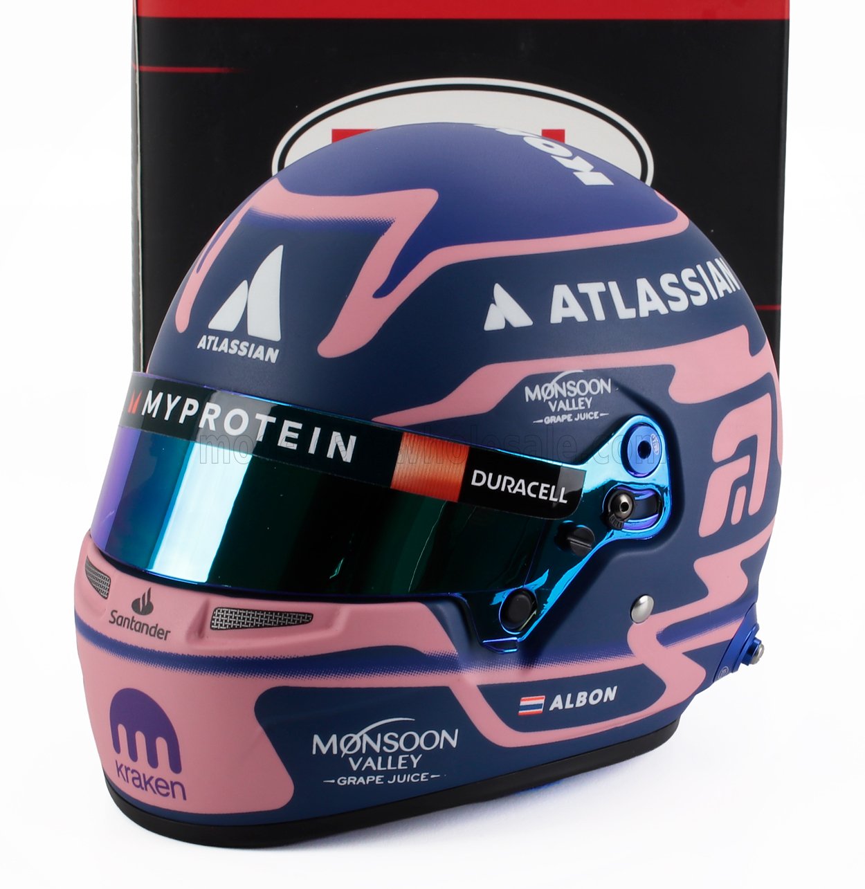 HELMET F1 ALEX ALBON TEAM ATLASSIAN WILLIAMS RACIN
