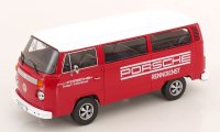 VOLKSWAGEN - T2b MINIBUS PORSCHE RENNDIENST STUTTGART ZUFFENHAUSEN 1972 - WITH FUCHS RIMS