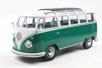 VOLKSWAGEN - T1 SAMBA MINIBUS 1962 - GREEN WHITE