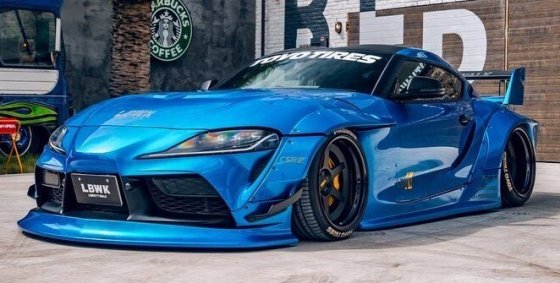 TOYOTA - GR SUPRA LIBERTY WALK BODY KIT COUPE 2025 - BLUE MET