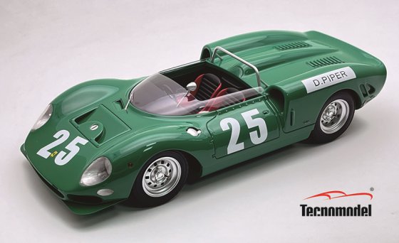 FERRARI - 365 P2 4.4L V12 SPIDER N 25 7th GUARDS TROPHY BRANDS HATCH 1965 DAVID PIPER -