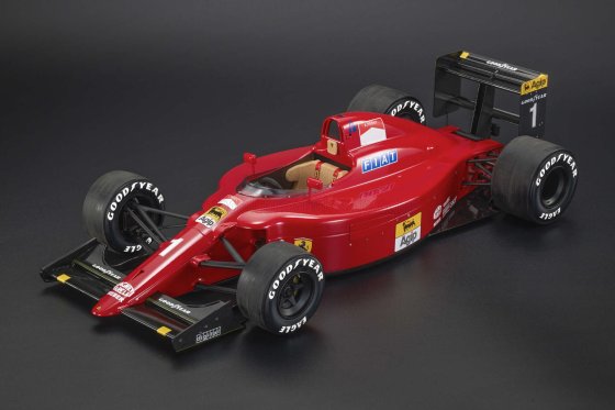 FERRARI - F1 641/2 N 1 WINNER MEXICO GP (with pilot driver) 1990 ALAIN PROST - RED BLACK