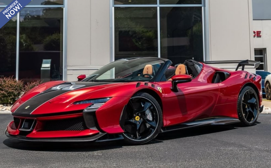 Ferrari SF90 XX Spider Rosso Magma - Carbon