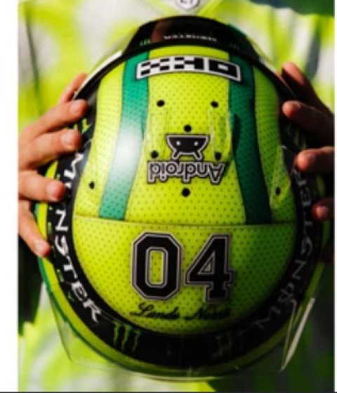 HELMET Lando Norris - McLaren Formula 1 Team GP US 2025 1/5